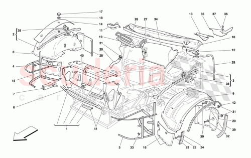 Part Diagram for Ferrari 66488700