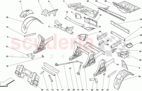 Part Diagram for Ferrari 68054211