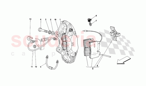 Part Diagram for Ferrari 152050