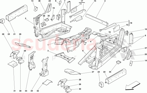 Part Diagram for Ferrari 260480
