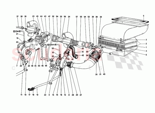 Part Diagram for Ferrari 144494