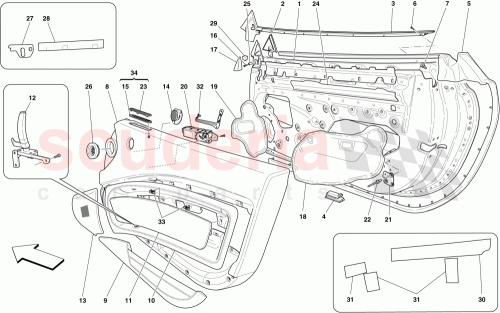 Part Diagram for Ferrari 80966300