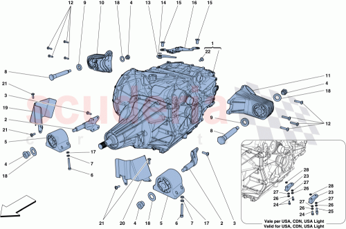Part Diagram for Ferrari 287405