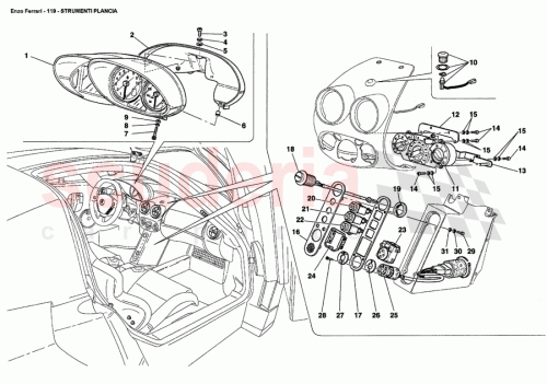 Part Diagram for Ferrari 65520500