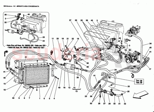 Part Diagram for Ferrari 65744600
