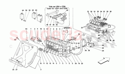 Part Diagram for Ferrari 61936600