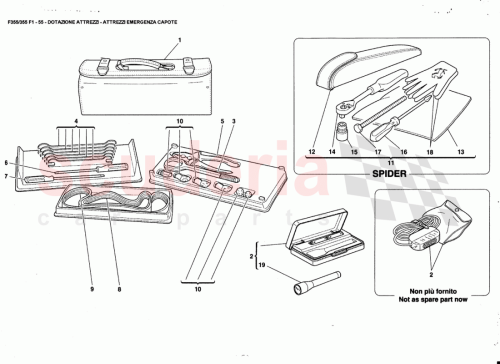 Part Diagram for Ferrari 64950900