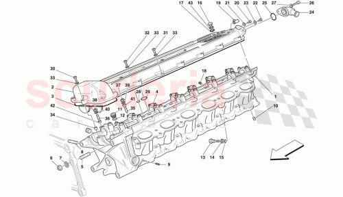 Part Diagram for Ferrari 169540