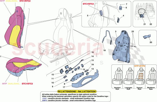 Part Diagram for Ferrari 86758500
