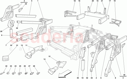 Part Diagram for Ferrari 69327111