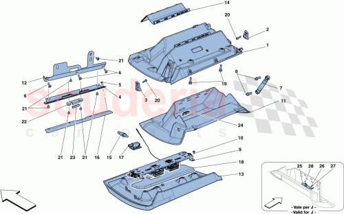 Part Diagram for Ferrari 87434100