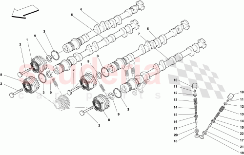 Part Diagram for Ferrari 254892