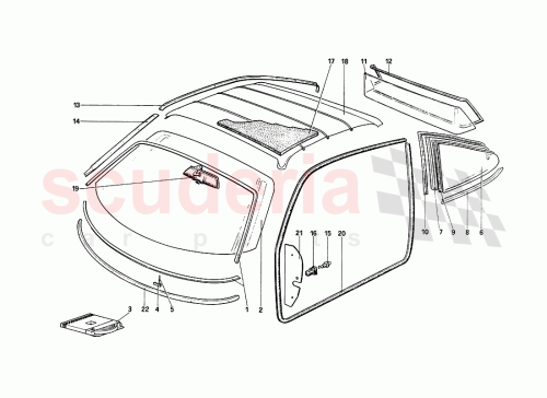 Part Diagram for Ferrari 40208209