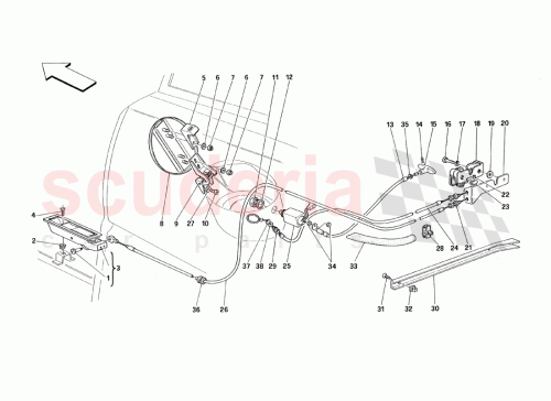 Part Diagram for Ferrari 14115885