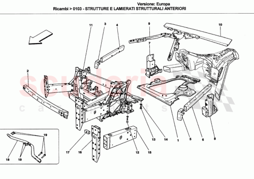 Part Diagram for Ferrari 224963
