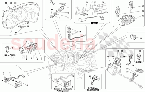 Part Diagram for Ferrari 67970500