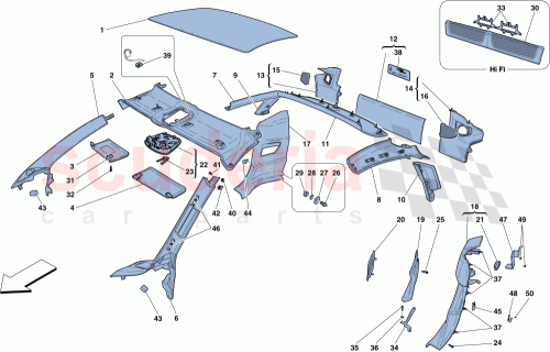 Part Diagram for Ferrari 83106612