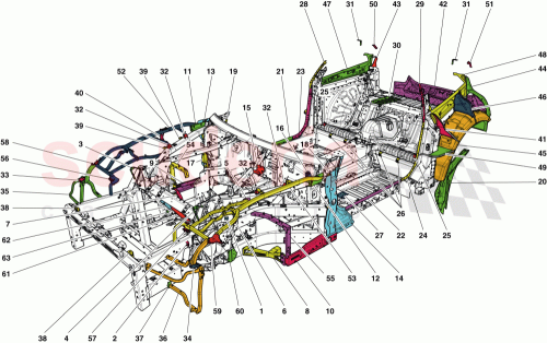 Part Diagram for Ferrari 331102