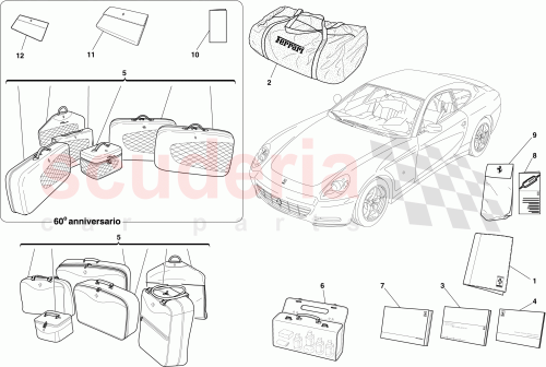 Part Diagram for Ferrari 81605300