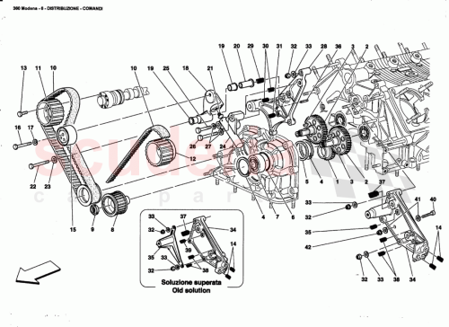 Part Diagram for Ferrari 181264