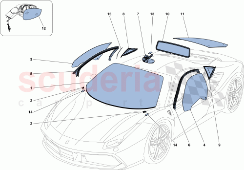 Part Diagram for Ferrari 86286200