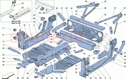 Part Diagram for Ferrari 314153