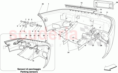 Part Diagram for Ferrari 217831