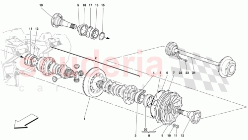 Part Diagram for Ferrari 151768