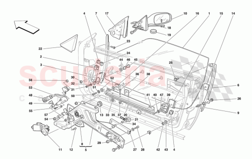 Part Diagram for Ferrari 63715100