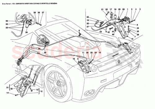 Part Diagram for Ferrari 66573700