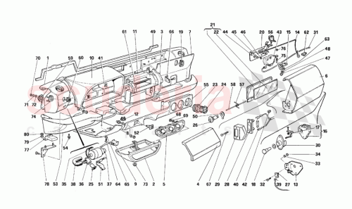 Part Diagram for Ferrari 60701400