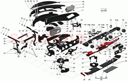 Part Diagram for Ferrari 86210700
