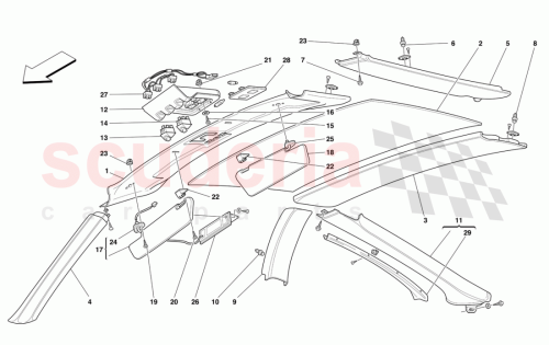 Part Diagram for Ferrari 180688