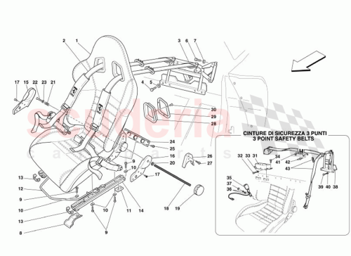 Part Diagram for Ferrari 681330