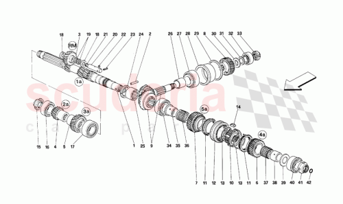 Part Diagram for Ferrari 70000800