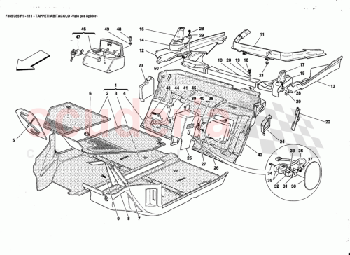 Part Diagram for Ferrari 654922