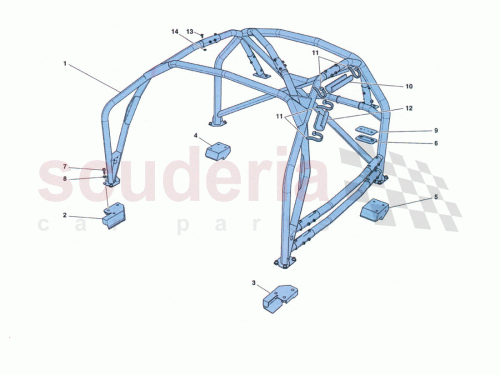 Part Diagram for Ferrari 83628500