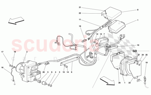 Part Diagram for Ferrari 175359