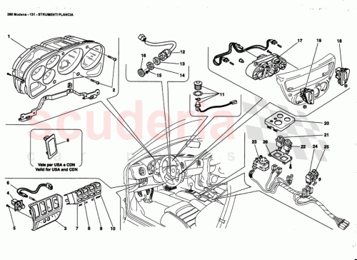 Part Diagram for Ferrari 65077200