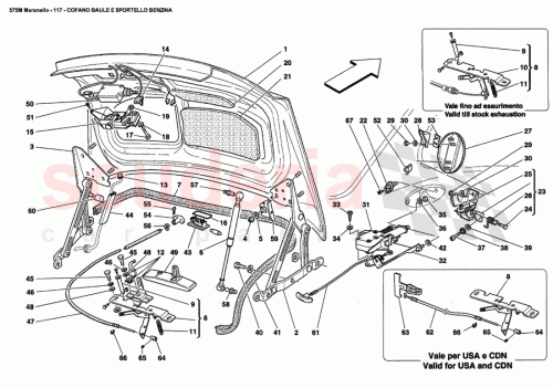 Part Diagram for Ferrari 63887300