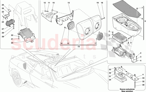 Part Diagram for Ferrari 13550077