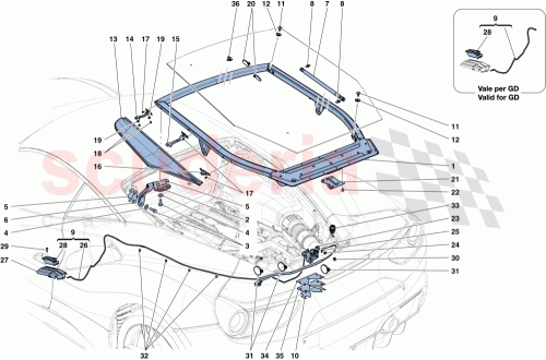 Part Diagram for Ferrari 87231800