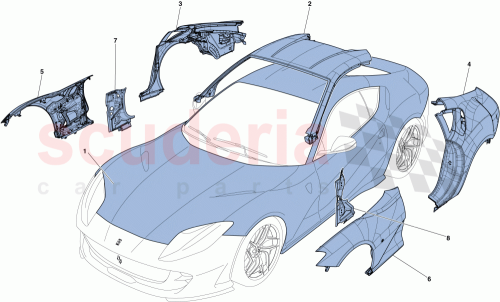 Part Diagram for Ferrari 88296111