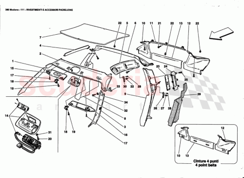 Part Diagram for Ferrari 635809