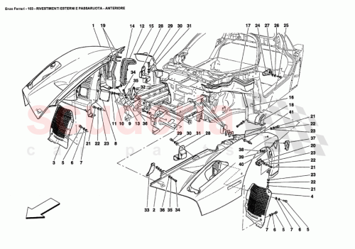 Part Diagram for Ferrari 66755600