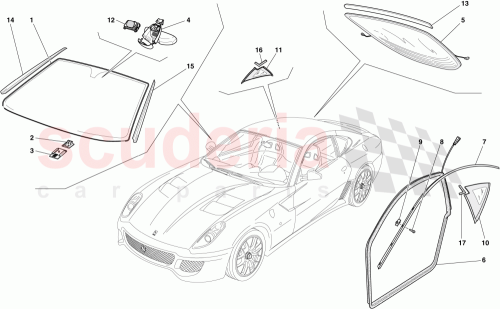 Part Diagram for Ferrari 80201400