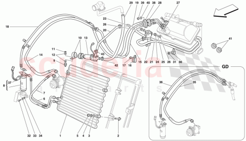 Part Diagram for Ferrari 64238800