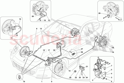 Part Diagram for Ferrari 203705