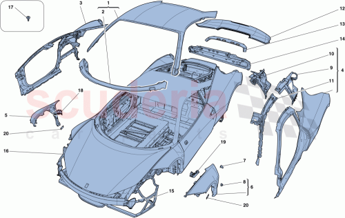 Part Diagram for Ferrari 85289611