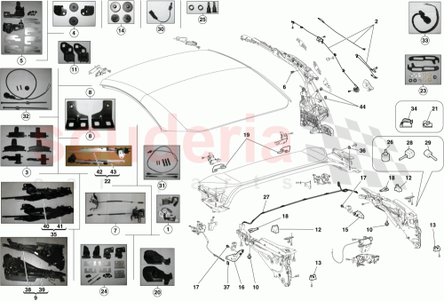 Part Diagram for Ferrari 82009300